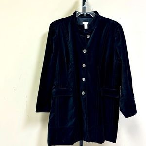 Chicos velvet jacket